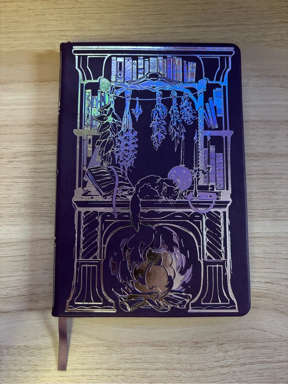 Fairyloot Exclusive Reading Journal Bookish Planner Purple Holographic Foil